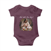 But Did You Dye Baby Onesie Funny Christian Easter Egg Dyeing