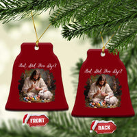 But Did You Dye Ceramic Ornament Funny Christian Easter Egg Dyeing