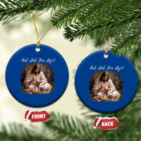 But Did You Dye Ceramic Ornament Funny Christian Easter Egg Dyeing