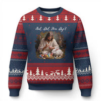 But Did You Dye Ugly Christmas Sweater Funny Christian Easter Egg Dyeing