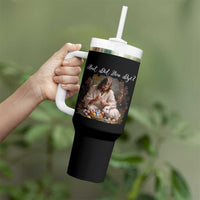 But Did You Dye Tumbler With Handle Funny Christian Easter Egg Dyeing