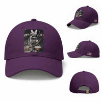 Easter Raccoon Iced Coffee Baseball Cap Funny Trash Panda Egg Painting