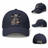 Easter Raccoon Iced Coffee Baseball Cap Funny Trash Panda Egg Painting