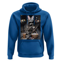 Easter Raccoon Iced Coffee Hoodie Funny Trash Panda Egg Painting