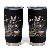 Easter Raccoon Iced Coffee Tumbler Cup Funny Trash Panda Egg Painting