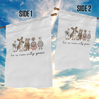 He Is Risen Silly Goose Garden Flag Funny Christian Easter