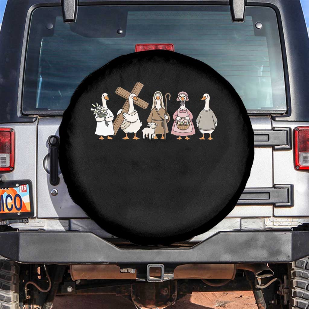 He Is Risen Silly Goose Spare Tire Cover Funny Christian Easter