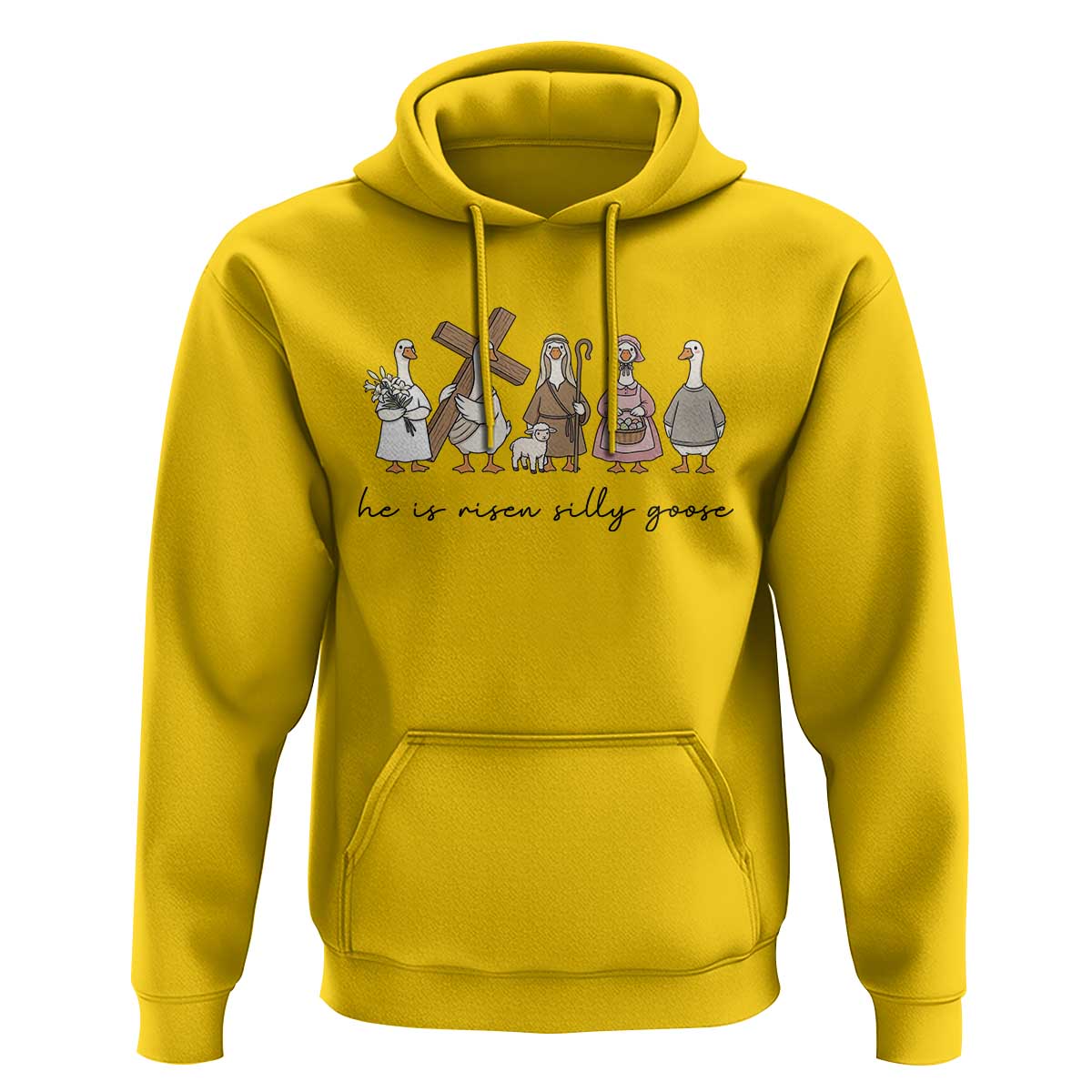 He Is Risen Silly Goose Hoodie Funny Christian Easter