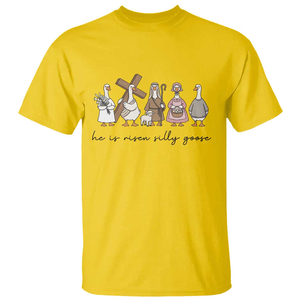 He Is Risen Silly Goose T Shirt Funny Christian Easter