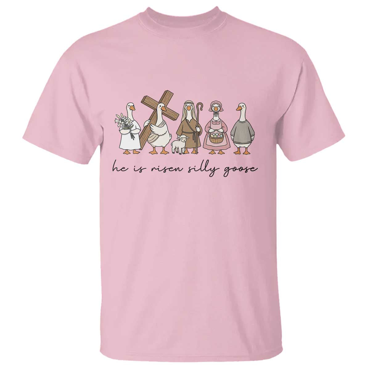 He Is Risen Silly Goose T Shirt Funny Christian Easter