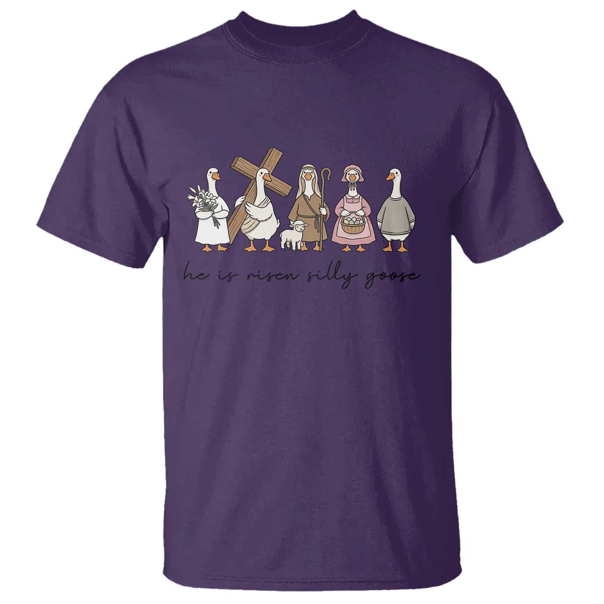He Is Risen Silly Goose T Shirt Funny Christian Easter