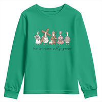 He Is Risen Silly Goose Youth Sweatshirt Funny Christian Easter
