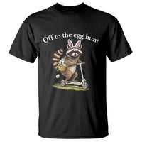 Off To The Egg Hunt T Shirt Funny Easter Raccoon