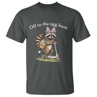 Off To The Egg Hunt T Shirt Funny Easter Raccoon