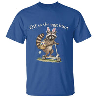 Off To The Egg Hunt T Shirt Funny Easter Raccoon