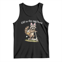 Off To The Egg Hunt Tank Top Funny Easter Raccoon