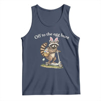 Off To The Egg Hunt Tank Top Funny Easter Raccoon