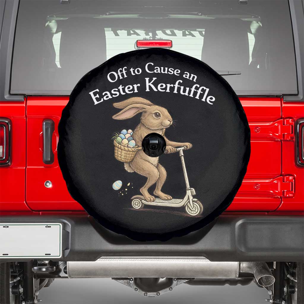 Funny Easter Bunny Spare Tire Cover Off To The Cause an Easter Kerfuffle