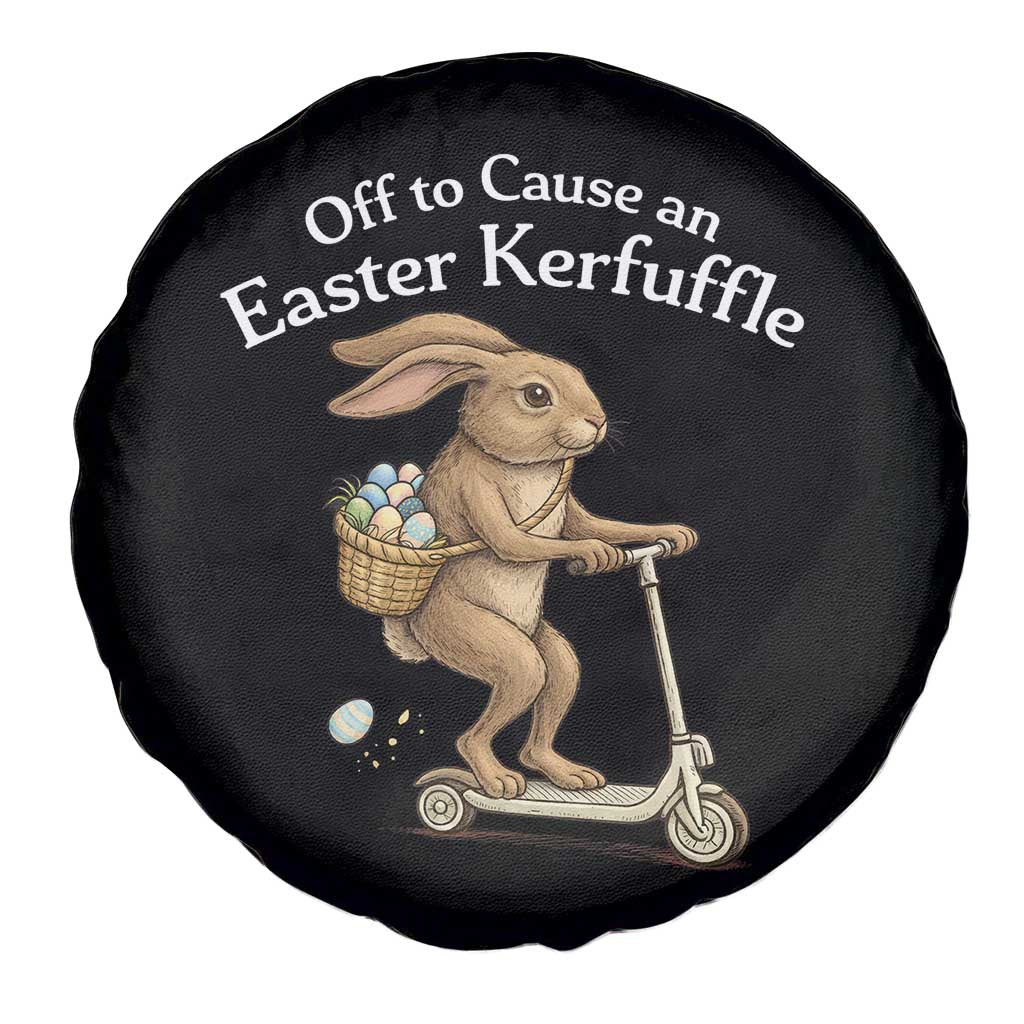 Funny Easter Bunny Spare Tire Cover Off To The Cause an Easter Kerfuffle