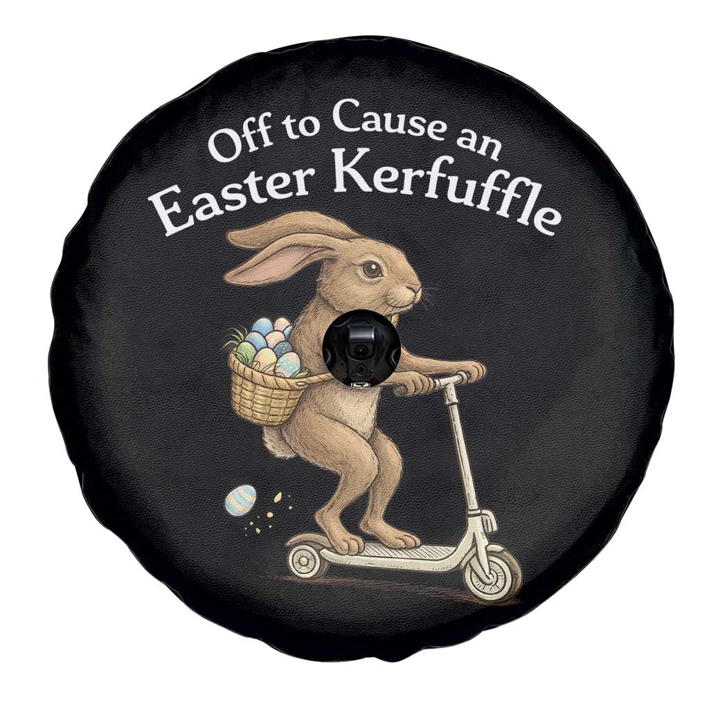 Funny Easter Bunny Spare Tire Cover Off To The Cause an Easter Kerfuffle