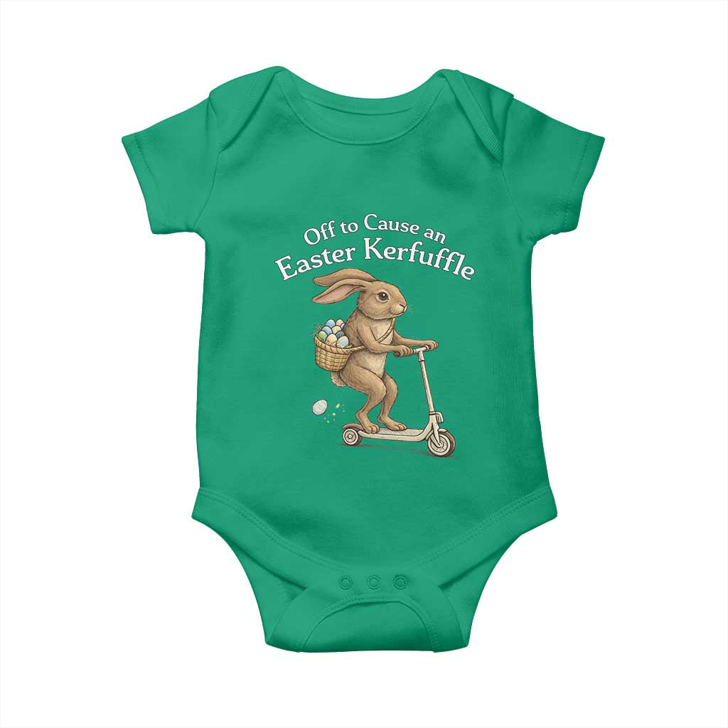 Funny Easter Bunny Baby Onesie Off To The Cause an Easter Kerfuffle
