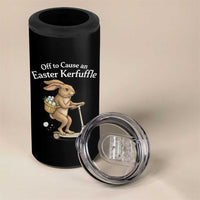 Funny Easter Bunny 4 in 1 Can Cooler Tumbler Off To The Cause an Easter Kerfuffle