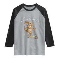 Funny Easter Bunny Raglan Shirt Off To The Cause an Easter Kerfuffle