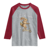 Funny Easter Bunny Raglan Shirt Off To The Cause an Easter Kerfuffle