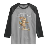 Funny Easter Bunny Raglan Shirt Off To The Cause an Easter Kerfuffle