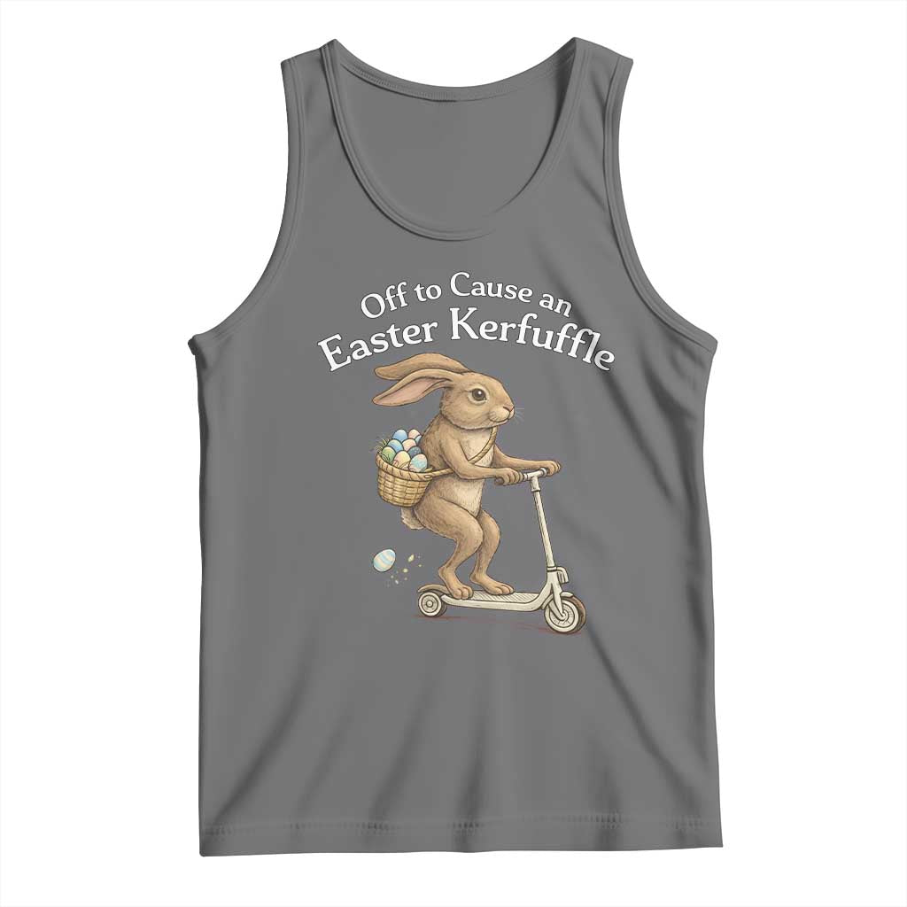 Funny Easter Bunny Tank Top Off To The Cause an Easter Kerfuffle