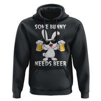 Funny Easter Bunny Drinking Beer Hoodie Some Bunny Needs Beer