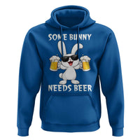 Funny Easter Bunny Drinking Beer Hoodie Some Bunny Needs Beer