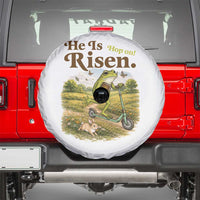 He Is Risen Hop On Spare Tire Cover Christian Easter Frog