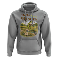 He Is Risen Hop On Hoodie Christian Easter Frog