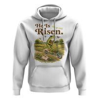 He Is Risen Hop On Hoodie Christian Easter Frog