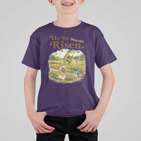 He Is Risen Hop On T Shirt For Kid Christian Easter Frog