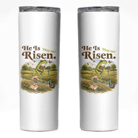 He Is Risen Hop On Skinny Tumbler Christian Easter Frog