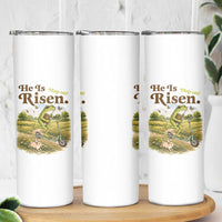 He Is Risen Hop On Skinny Tumbler Christian Easter Frog