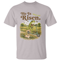 He Is Risen Hop On T Shirt Christian Easter Frog