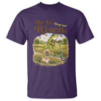 He Is Risen Hop On T Shirt Christian Easter Frog