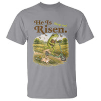 He Is Risen Hop On T Shirt Christian Easter Frog