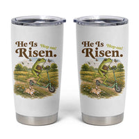 He Is Risen Hop On Tumbler Cup Christian Easter Frog