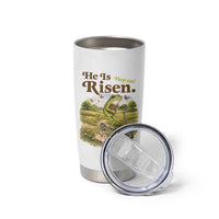 He Is Risen Hop On Tumbler Cup Christian Easter Frog