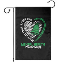 Mental Health Awarenes Garden Flag Green Ribbon Inspirational Psychologist Therapist