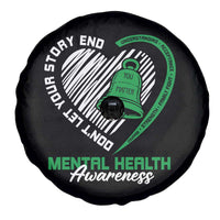 Mental Health Awarenes Spare Tire Cover Green Ribbon Inspirational Psychologist Therapist