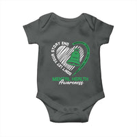 Mental Health Awarenes Baby Onesie Green Ribbon Inspirational Psychologist Therapist