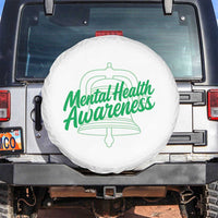 Mental Health Matters Awareness Spare Tire Cover Support Squad Green Ribbon
