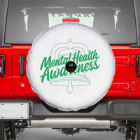Mental Health Matters Awareness Spare Tire Cover Support Squad Green Ribbon