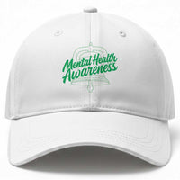 Mental Health Matters Awareness Baseball Cap Support Squad Green Ribbon