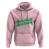 Mental Health Matters Awareness Hoodie Support Squad Green Ribbon